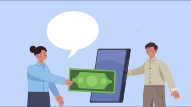 Bill ve akıllı telefonlu çift