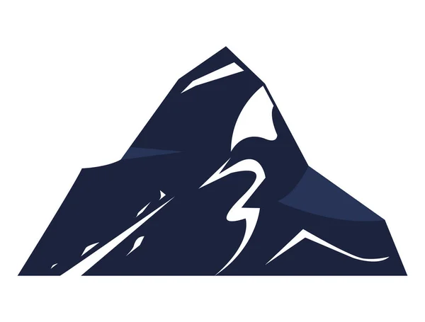 Περιπέτεια κορυφή βουνό — Διανυσματικό Αρχείο