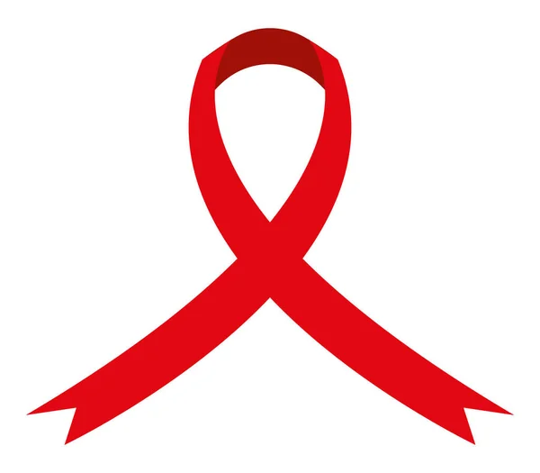 World aids day campaign ribbon — Stock Vector