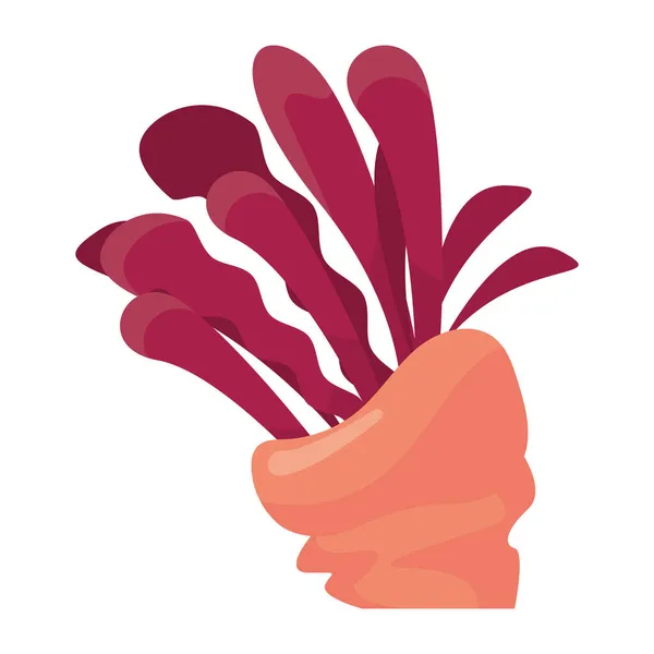 Algues rouges sealife — Image vectorielle