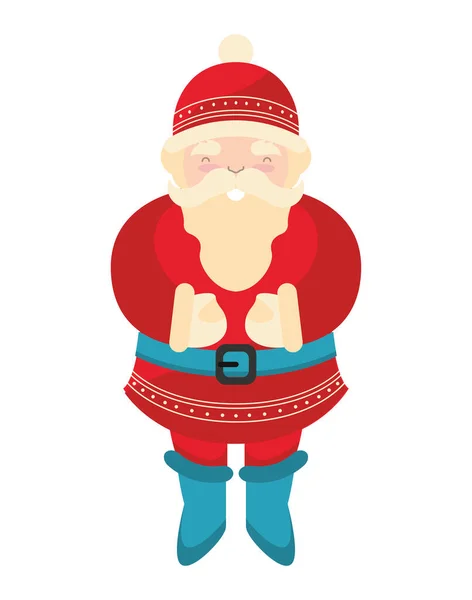 Niedliche kleine Weihnachtsmann claus — Stockvektor