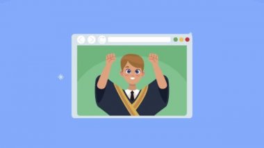 çocuk internet sitesinden mezun oldu.