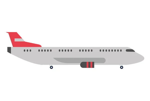 Avion transport commercial — Image vectorielle