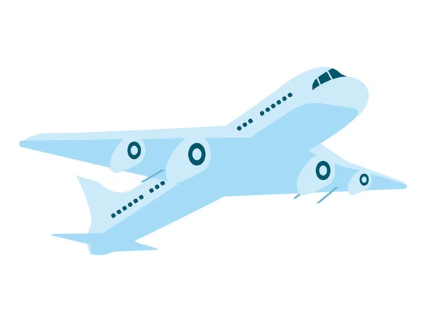 Commercial airplane transport — Stock Vector