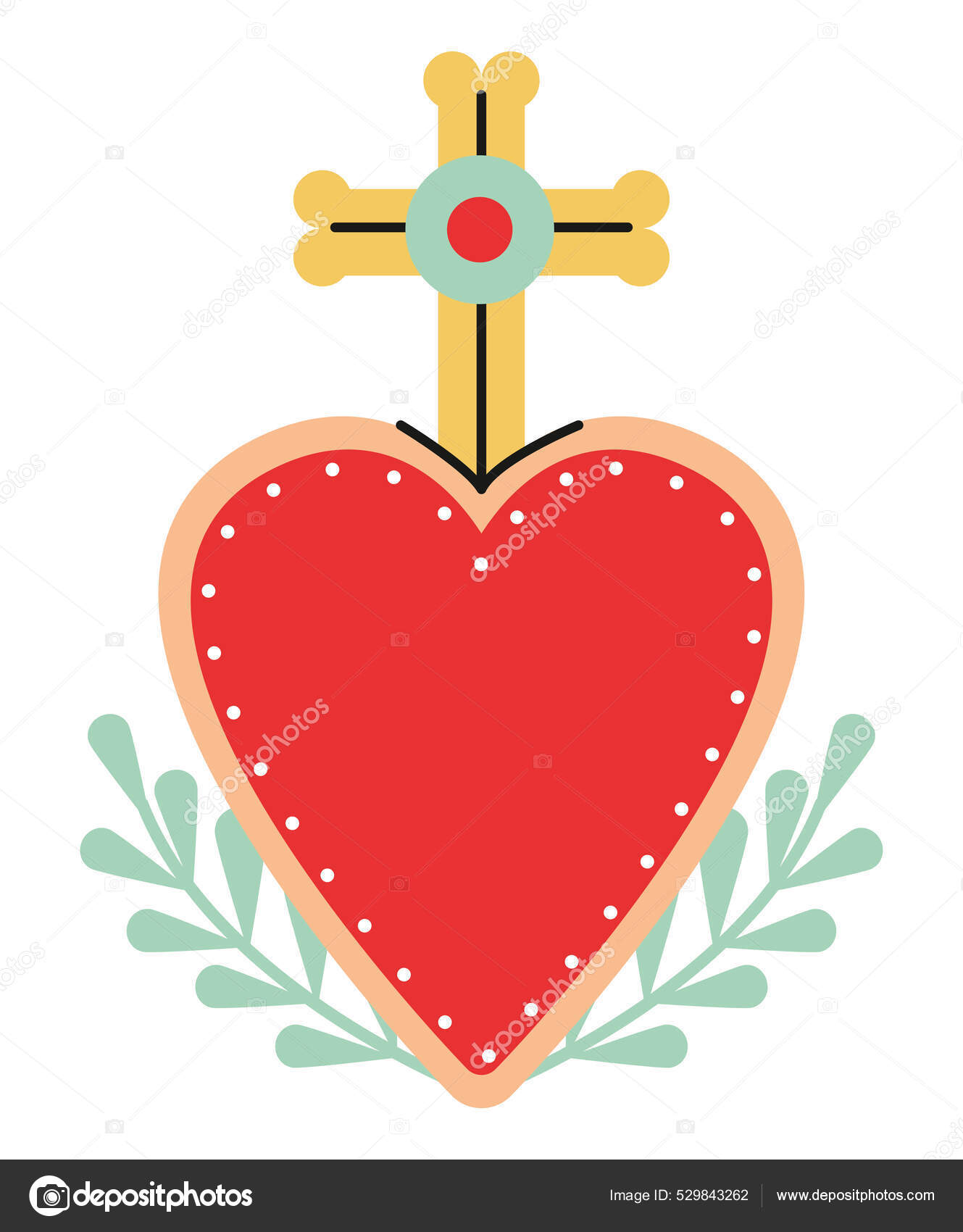 Sacred Heart Clip Art