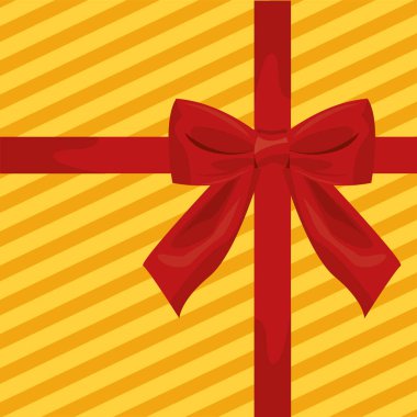 çizgili arkaplanda yay