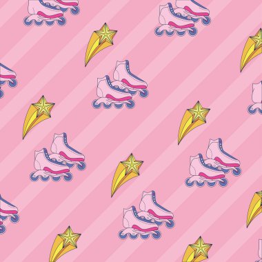 Paten ve yıldızlar.