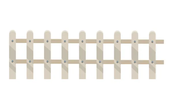 Icône de clôture en bois — Image vectorielle