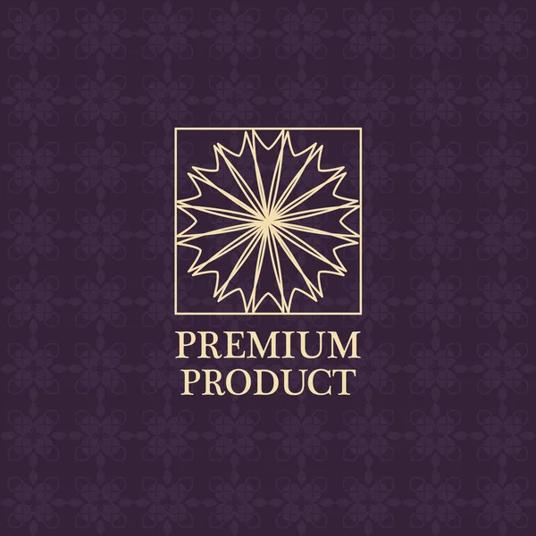 Etiqueta de produto premium de luxo —  Vetores de Stock
