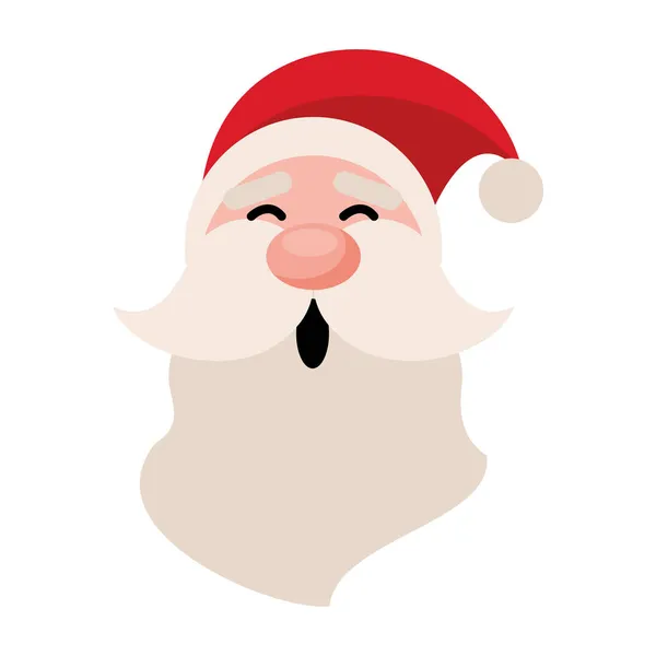 Santa claus head — Stock Vector