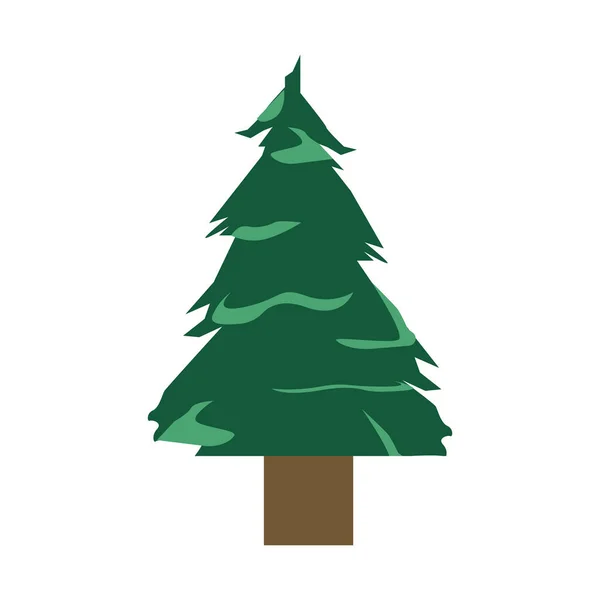Dennenboom groen — Stockvector