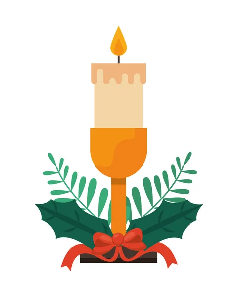 Buon Natale lampadario — Vettoriale Stock