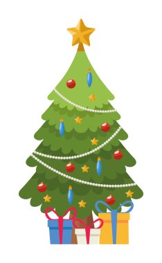 Noel ağacı ve hediyeler