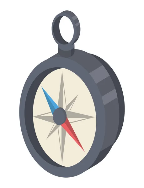 Compass guide device — Stock Vector