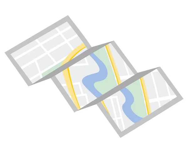 Paper guide map — 스톡 벡터