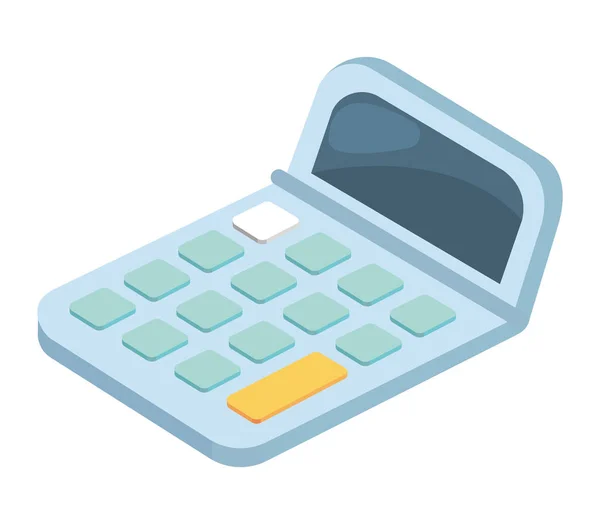 Urządzenie matematyczne kalkulatora — Wektor stockowy