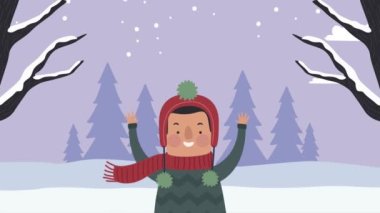 çimen sahnesinde genç adam