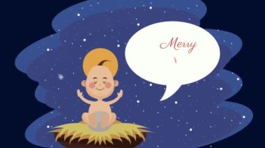 İsa 'nın bebek animasyonuyla Noel mektupları