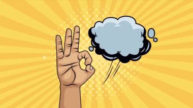 pop sanat tarzı animasyon.