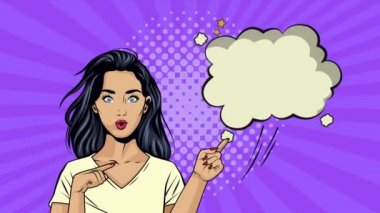 pop sanat tarzı animasyonla