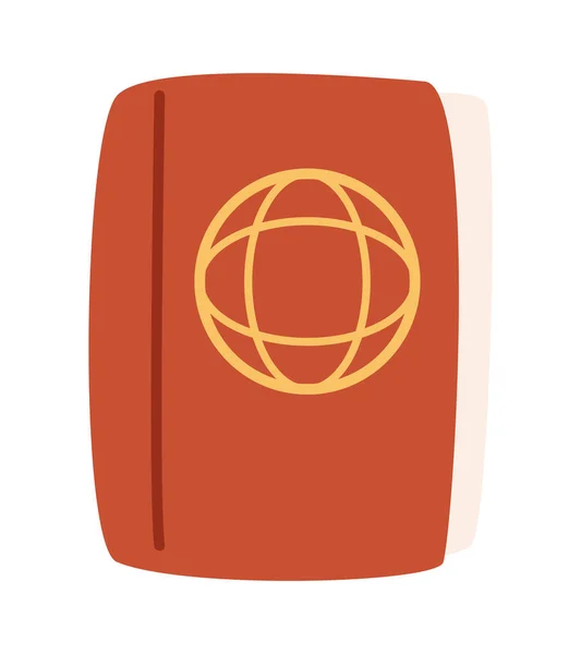 Красный паспорт — стоковый вектор