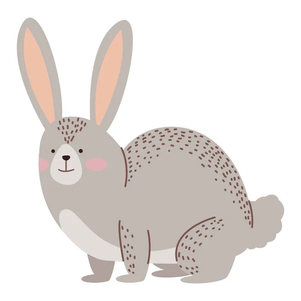 Cute rabbit animal — Stock Vector