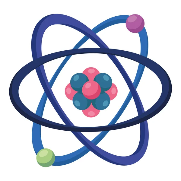 Estrutura molecular do átomo —  Vetores de Stock