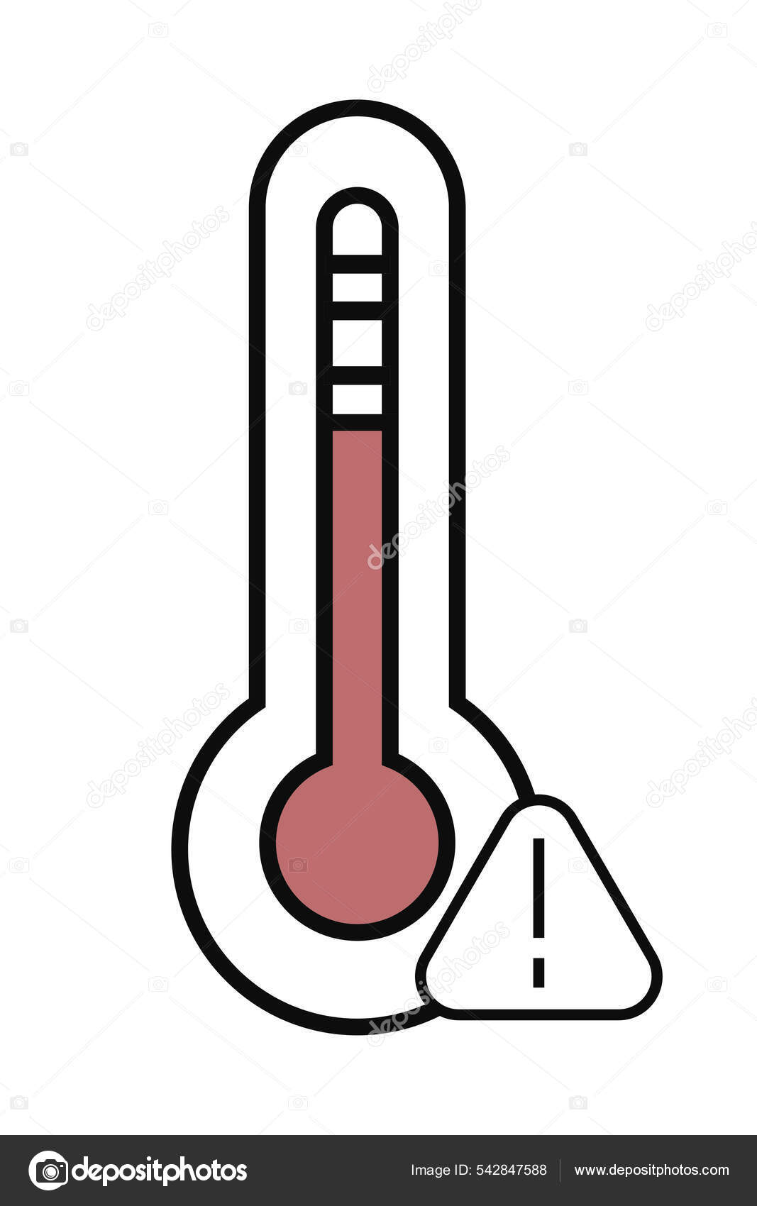 Thermomètre Analogique Isolé En Laboratoire