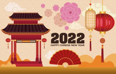 Çin Yeni Yıl Şablonu