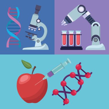 DNA Laboratuvarı 6 simge