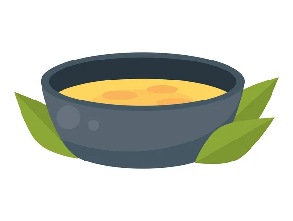 Utensilio de taza de té chino — Vector de stock