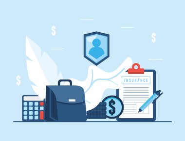 kalkan ve sigorta simgeleri