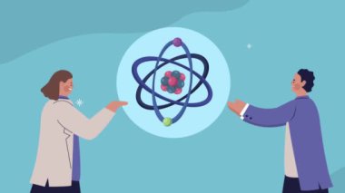 Bilim adamları atom molekül karakterleriyle çiftleşir