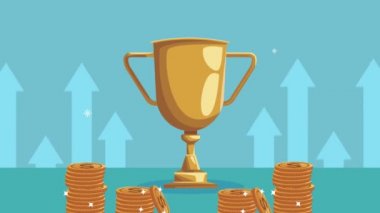 Bozuk paralar kupa ile dolar.