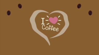 Kalp animasyonunda kahve harflerine bayılırım.