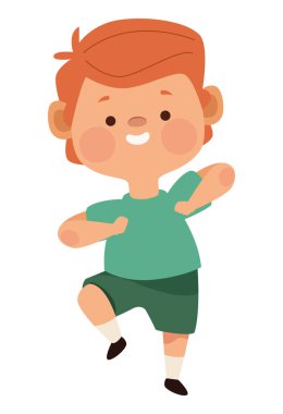 Kızıl saçlı küçük çocuk