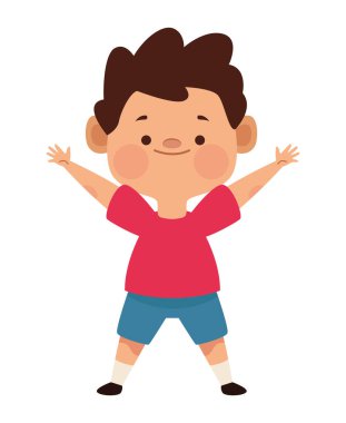 Mutlu küçük çocuk