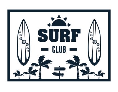 Sörf sporu kare çerçevesi