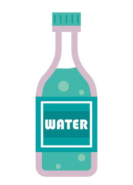 Water bottle drink — Stock Vector