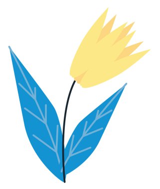 Sarı gül çiçeği.