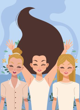 Kadınlar grubu kutlama yapıyor