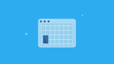 istatistik çubuklu web sayfası şablonu