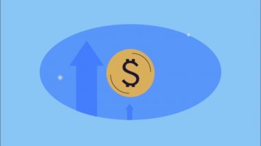 oklu para animasyonu