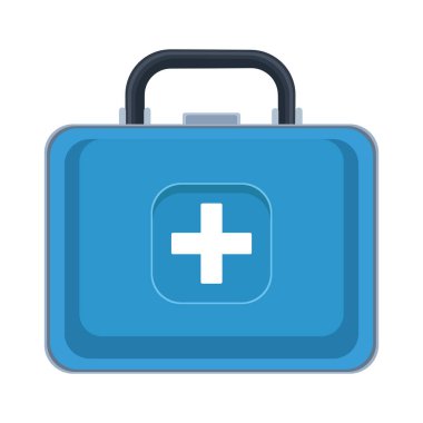 tıbbi mavi malzeme.