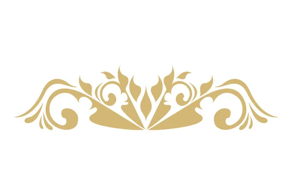 黄金のヴィンテージ紋章 — ストックベクタ