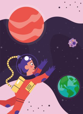 Kadın astronot ve gezegenler
