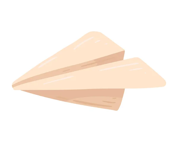 Brinquedo avião de papel — Vetor de Stock