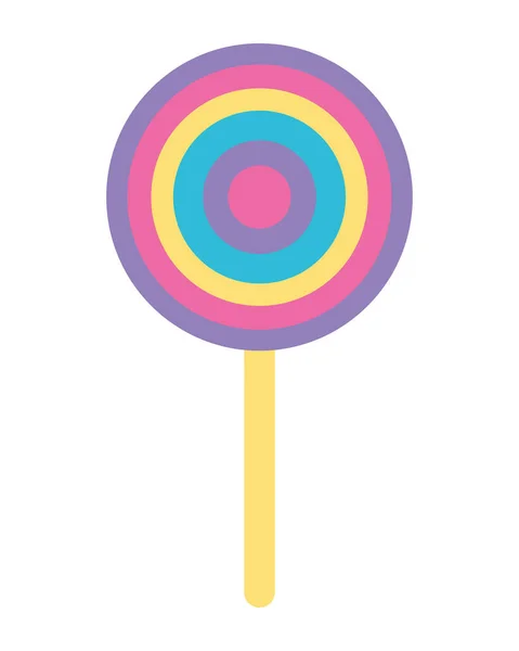 Lollipop spiral nittiotalet stil — Stock vektor