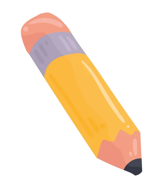 Material escolar lápis — Vetor de Stock