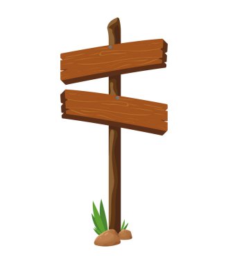 Batı yolu ahşap sinyal